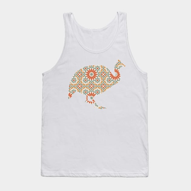 Turkey Silhouette with Pattern Tank Top by deificusArt